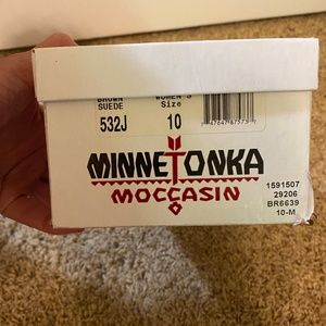 Minnetonka brown  suede moccasins